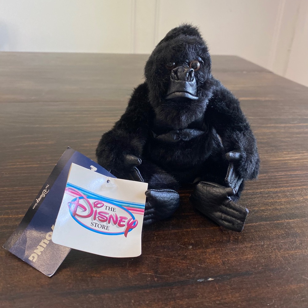Disney Store Exclusive Mighty Joe Young Gorilla Plush Vintage 1998 Black 8"